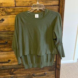 Cabi beautiful olive green sweater set.